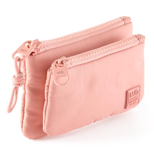 Miquelrius - Mały portfel Urban Pink Soft | Wyściełany poliester z miękką w dotyku i ochronną pianką | Lekki, wodoodporny i z silikonową łatką | Funkcjonalne i stylowe akcesorium