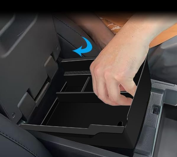 Compatible with Toyota Hilux 2026 Accessories，Center Console Tray Organizer Armrest Box Storage ABS Materials
