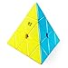 D-FantiX QY Toys Stickerless Speed Cube Set, Qidi S 2x2 Warrior W 3x3 Qiming Pyramid Qiyuan S 4x4 Qicheng Skewb Magic Cube Puzzle Bundle