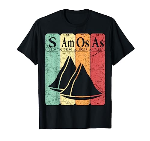 Samosas indias Elementos de la tabla periódica Comida india Samosa Camiseta