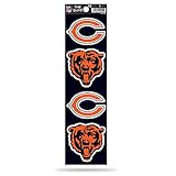 Rico Industries NFL Chicago Bears Die Cut 4-Piece The Quad Sticker Sheet