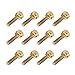 Flat Knurled Thumb Screw, M5 Thumb Screw Round Head, Knurling Twist Screw with Pure Copper Material, Non Slip Industrial Supplies for Construction and Machinery, Includes 50Pcs (M5*20mm)