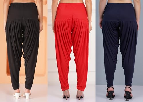 Image of Buy That Trendz Patiala Salwar for Women Relaxed Fit Viscose Patiyala Salwar Harem Bottom Pants