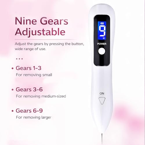 Nuzzy Pen for Skin, Advanced Beauty Pen, Portable and Rechargeable Tools to Use at Home (Pink) 0.53lb