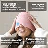 Gorro TheraICE para aliviar dolores de cabeza en mujeres, máscara de hielo para migraña | Compresa fría suave de gel que alivia la tensión y el estrés, un regalo considerado para mamá, abuela o cualquier mujer especial 3