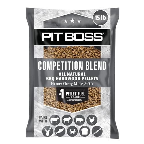Pit Boss 100% All Natural BBQ Hardwood Pellets for Cooking,