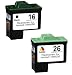 Produktbild 2 Druckerpatronen für Lexmark Z13, Z23, Z23e, Z24, Z25, Z25L, Z33, Z34, Z35, Z512, Z513, Z515, Z517, Z592, Z593, Z597, Z600, Z601, Z602, Z603, Z604, Z605, Z607, Z608, Z612, Z613, Z614, Z615, Z617, Z640, Z645, Z713, Z75, i3, X1100, X1110, X1130, X1140, X1150, X1155, X1160, X1170, X1180, X1185, X1190 All-in-One, X1240, X1250, X1270, X1290, X2230, X2240, X2250, X72, X74, X75, Compaq IJ650, IJ652 | kompatibel zu Lexmark 16 und 26