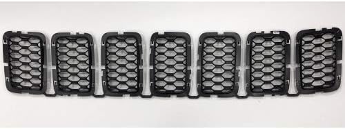 68317863AA Jeep Grand Cherokee Grille Inserts Black - 2017-2020