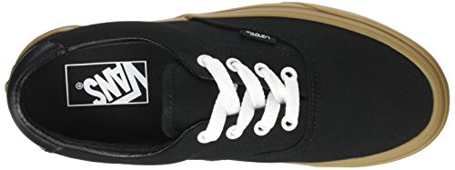 Vans Vans Unisex Adults' Era 59 Trainers, Black (Canvas Gum/Black/Light Gum), 4.5 UK 37 EU