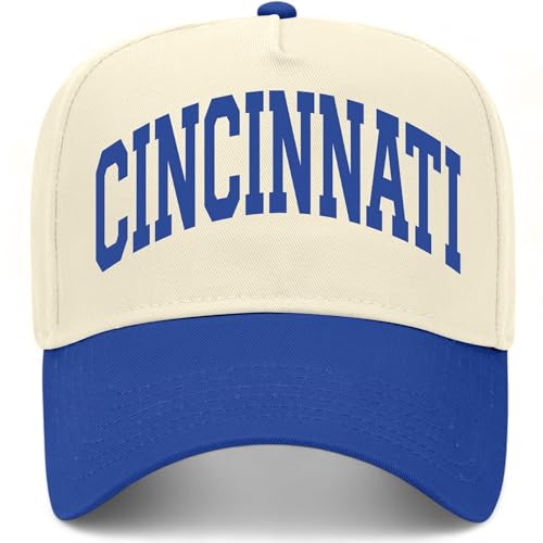 Cincinnati Collegiate Hat (US, Alpha, One Size, Royal/Natural)