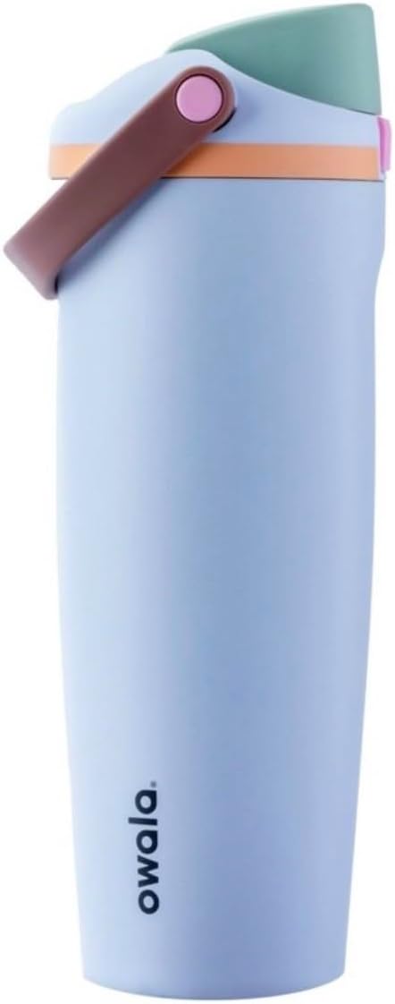 Owala FreeSip SWAY Stainless Steel Water Bottle, 30oz, Periwinkle Twinkle