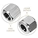 OUNONA Compression Fitting Tube Connector Straight Through Connector for Plumbing Applications Minimizes Pressure Loss Versatile Use Industrial Settings