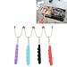 Produktbild welecom 5 PCS Marshmallow Bräter Sticks Teleskop BBQ Bräter Camping Gabel, extra lang Länge 86,1 cm ausziehbar Hot Dog Smores forks- (5color enthalten)
