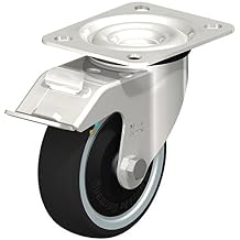 Blickle LEX-Path 100KD-FI-ELS-FK Swivel Caster, 3.94" Wheel Diameter, 286 lb. Load Capacity