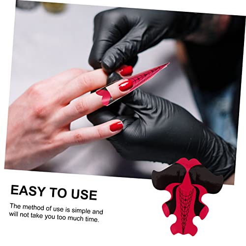 FOMIYES Suporte De Papel De Extensão De Arte De 200 Peças Ferramenta De Francesa Adesivo De Francês