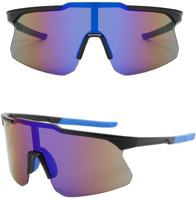 Óculos Bike Ciclismo Masculino Feminino Proteção Uv400 Azul