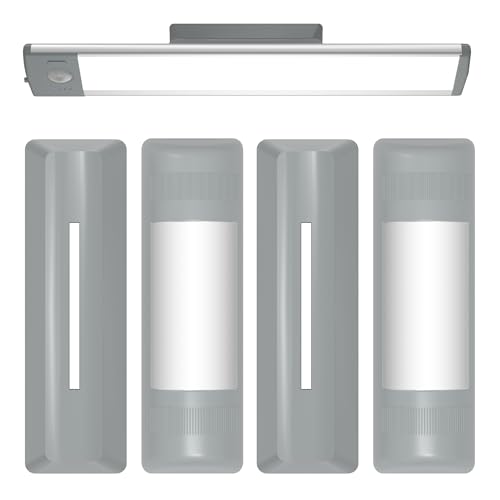 2PC Rotatable Under Cabinet Lights Bracket - Replacement Magnetic Strips with Adhesive Backing for...