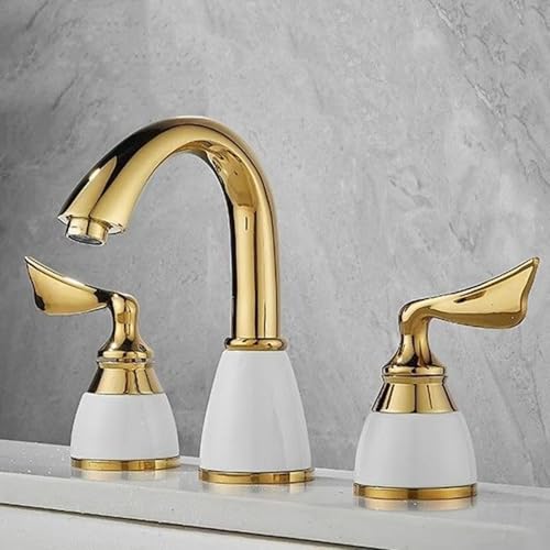 Mitigeur de lavabo 3 trous en laiton pour remplacer un robinet usé avec style
