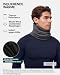 DANISH ENDURANCE Merino Schlauchschal, Fleece gefüttert, Dunkelgrau