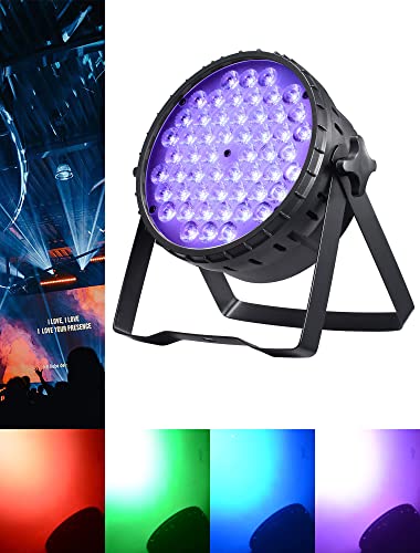 Betopper Dj Lights 2 Pack, 54X3W Led Par Lights, Dmx Stage Lights Sound Activated, Strobe Wash Lights For Wedding, Church, Party, Club, Concert And Festival Events #TOP1