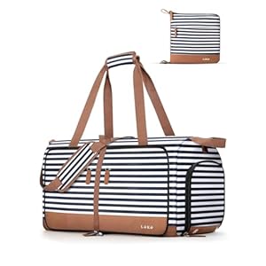 Lekesky Large Foldable Travel Duffe...