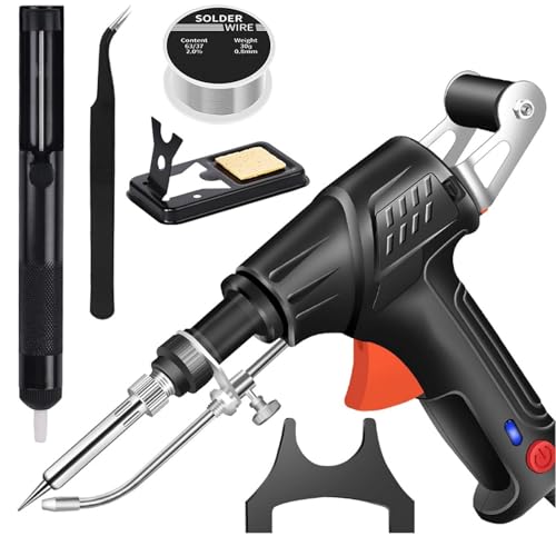 Pistolet à Souder 60W Avec Laser - Température Réglable 480°C - Pour électronique Et Petits Travaux Métal