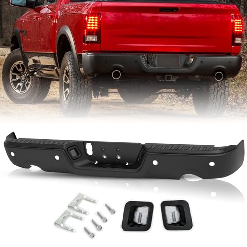 image for Bingbingmotor BRYGHT Rear Bumper Assembly Replacement 09-18 Dodge Ram 