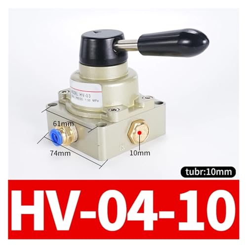 Vanne rotative HV 04 W 10mm à commande pneumatique manuelle - 3