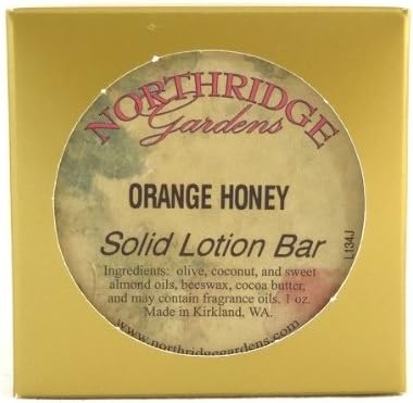 Orange Honey Solid Lotion Bar 1 Ounces