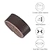 PATIKIL Leather Loop Keeper, 10 Pcs Leather Loops Belt Keeper Loops Retainer Straps Replacement for 1.1 Inch Wide Belts/Straps, Brown