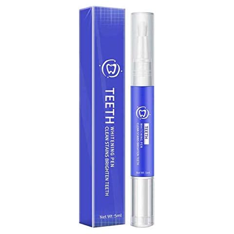 Teeth Whitening Pen, Teeth Whitening Gel 5ml for Bright and White Smile, Professional Natural Formula Teeth Whitening Gel Pen Peroxide-Free Cover