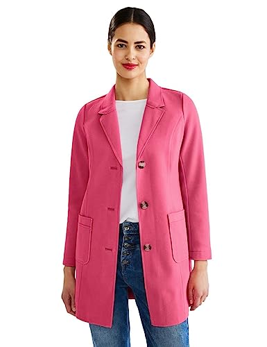 STREET ONE Damen A201801 Übergangsmantel, Bloom pink, 44