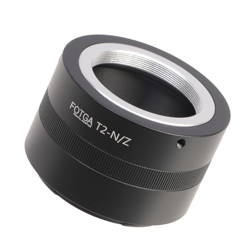 FOTGA T2-N/Z Anillo adaptador de objetivo para T2 T Mount adaptador convertidor a cámara Z-Mount compatible con Nikon Z5 Z6 Z7 Z30 Z50 Z6II Z7II Z8 Z9 Zf Zfc Full Frame cámara sin espejo - imagen 4