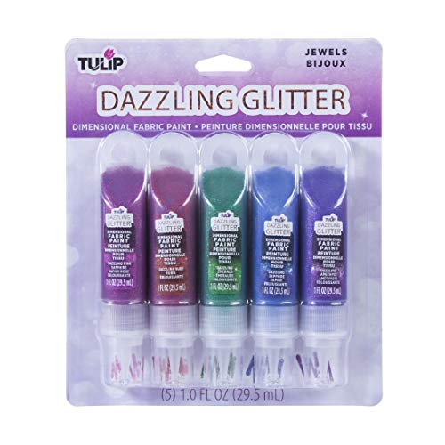 Tulip Dimensional Fabric Paint Dazzling Glitters Jewels, One Size