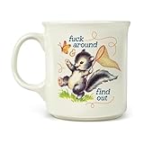 Genuine Fred FIND OUT, Say Anything Mug, 16-Ounce Ceramic Mug, Microwave and Dishwasher Safe, Double-Sided Artwork
