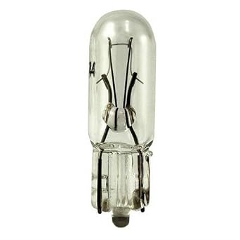Eiko 74-10 74, 14V .1A T1-3/4 Sub Miniature Wedge Base Light Bulb Pack of 10