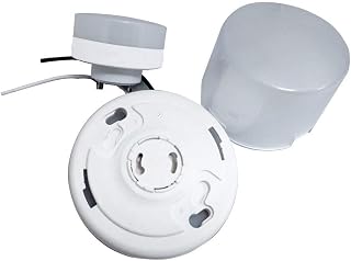CRIOO GU24 LED Light with Lampshade Lamp for Kitchen Closet Pantry Basement | Shade relieves glare for eyes. UL GU24 twist-lock lamp,9W replaces 60W. Fits kitchen closets for bulk home renovation