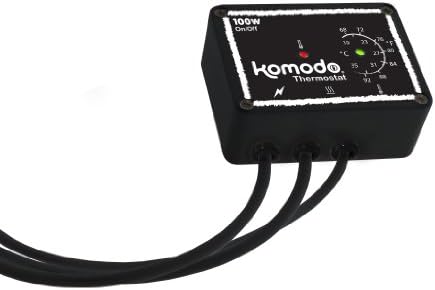 Komodo Thermostat 300 W, hält Reptilien-Terrarium oder Vivarium T...