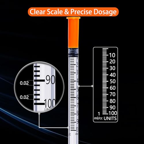 Image of 1ml Syring 30G 1 /2 Inch 13mm, Lab Supplies Individually Wrapped 25 Pack