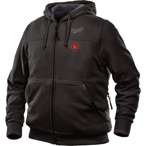 Milwaukee Electric Tools 301B-21XL M12 HEATED HOODIE KIT, BLACK, SIZE XL