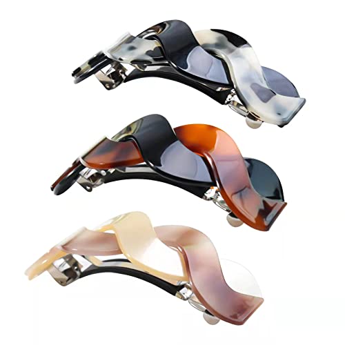 FANCY-ABC Large Hair Barrettes