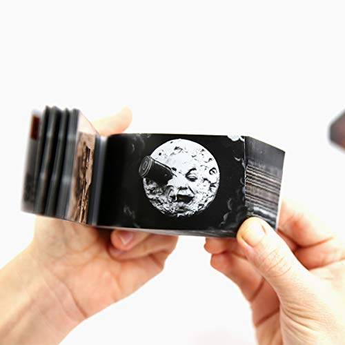 The Movie Classics - A Magic Flipbook With 6 Animations - Optical Illusion Game - Magic Trick Toy For Kids And Adults - Rediscover Classic Silent Film Scenes - Pioneers Of Cinema Like Charlie Chaplin #TOP4