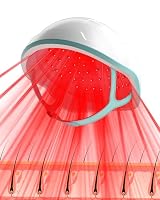 KTS Laser Haarwachstumskappe, 650nm Laser mit 109 Beads für die Kopfhautpflege,Haarausfall-Behandlung für Frauen/Männer,Haarwachstumssystem gegen Haarausfall