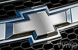 VVIVID White Matte Auto Emblem Vinyl Wrap Overlay Cut-Your-Own Decal for Chevy Bowtie Grill, Rear Logo DIY Easy to Install 11.80” x 4” Sheets (x2)