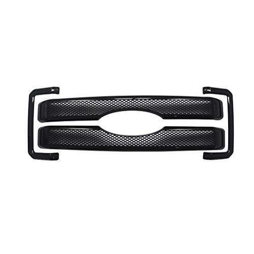 Ninte Grille Covers For 2011-2016 Ford F-250 F-350 F-450 Super Duty - Abs Painted Black Front Bumper Hood Grill Cover - 4Pcs #TOP1