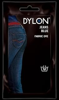 2 x Dylon Jeans Blue 50g Coloured Hand Wash Fabric Clothes Dye