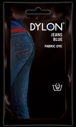 2 x Dylon Jeans Blue 50g Coloured Hand Wash Fabric Clothes Dye