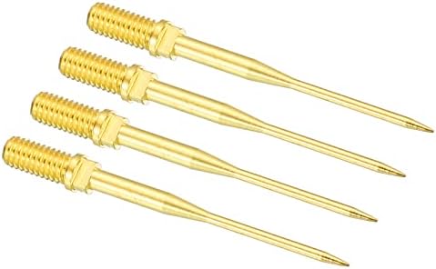 PATIKIL 1mm Test Probe Pins, 4 Pcs Copper Multimeter Test Lead, G...