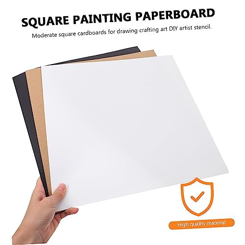 Papier kraft mandala Angoily avec 60 cartons carrés rigides pour calligraphie pure