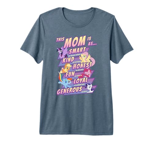 T-shirt My Little Pony imprimé maman vêtement coton col rond